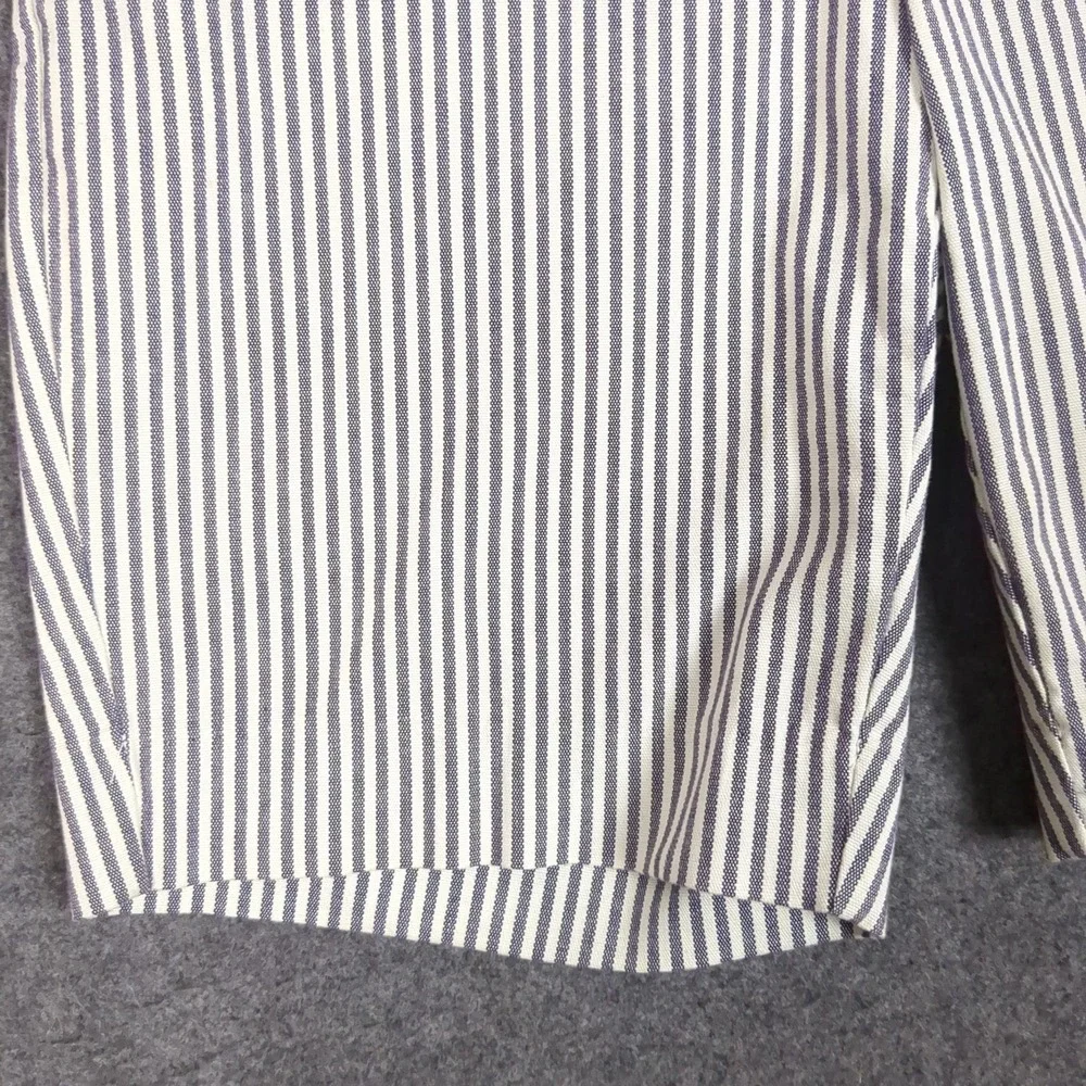 Banana Republic Womens Blue White Striped Chino‎ Shorts Size 4 Nautical Preppy